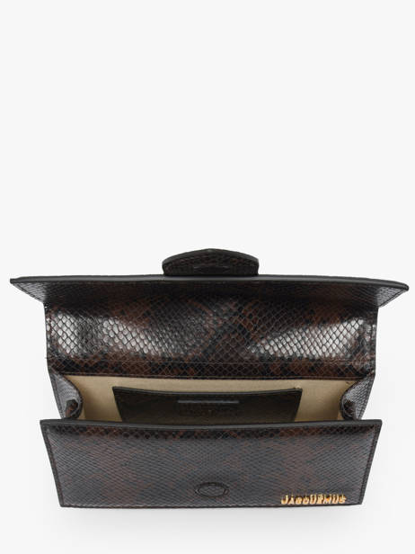 Preloved Grand Bambino Cross Body Tas Leder Jacquemus Bruin second life 1567339 ander zicht 5